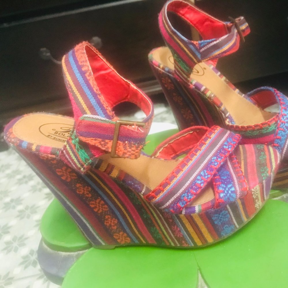 Fun Platform Bolaro Wedges